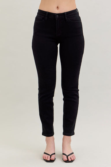 Judy Blue Bottoms - Pants 24 Mid-Rise Black Slim Fit Jeans