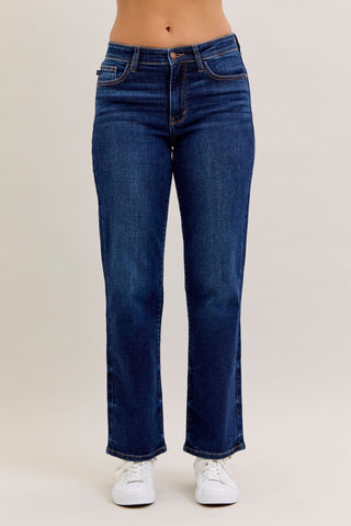 Judy Blue Bottoms - Pants 25 Mid-Rise Straight Jeans - Short