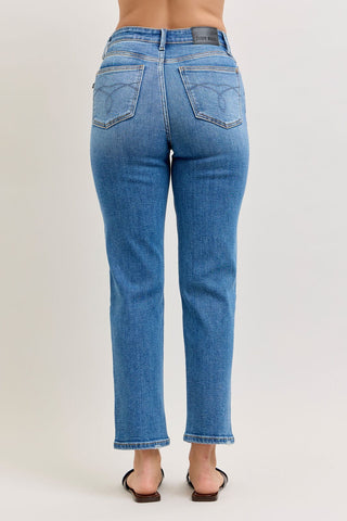 Judy Blue Bottoms - Pants High-Rise Ankle Straight Leg