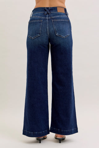 Judy Blue Bottoms - Pants High-Rise Trouser Wide Leg Jeans