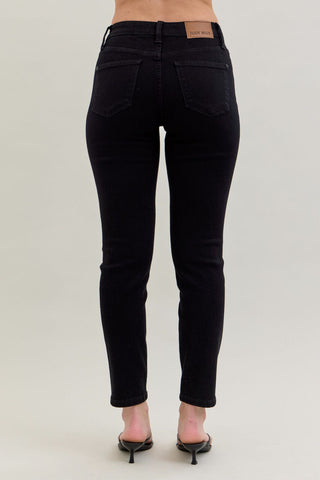 Judy Blue Bottoms - Pants Mid-Rise Black Slim Fit Jeans