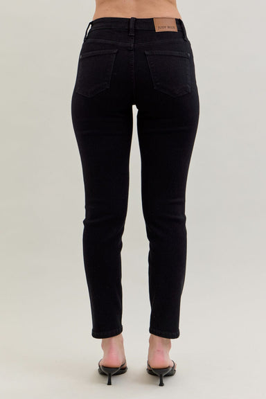 Judy Blue Bottoms - Pants Mid-Rise Black Slim Fit Jeans