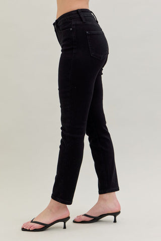Judy Blue Bottoms - Pants Mid-Rise Black Slim Fit Jeans