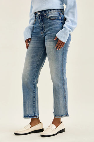 Judy Blue Bottoms - Pants Peggy Ankle Straight Leg Jeans