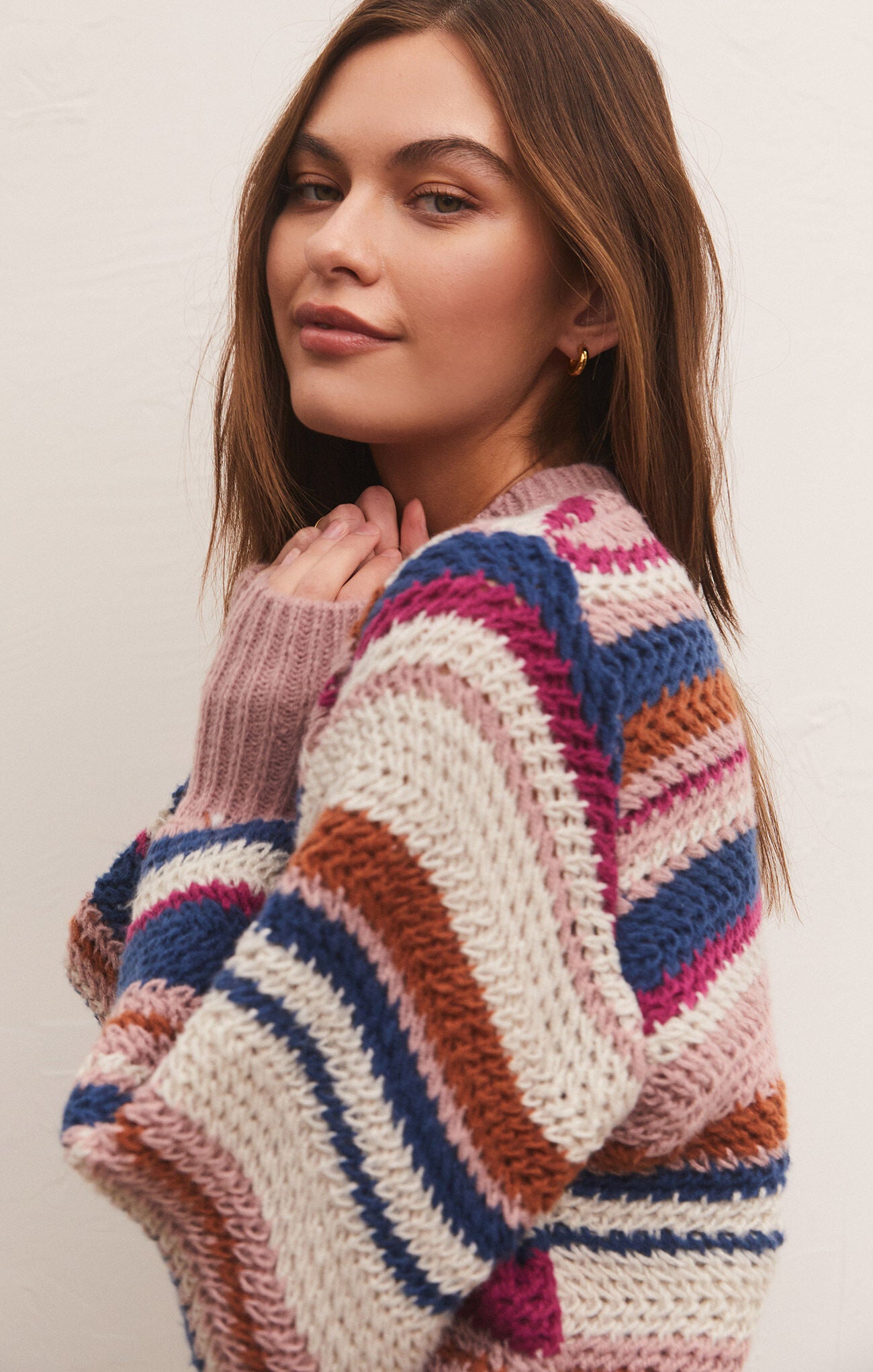 Sale Asheville Stripe Long Sleeve Sweater