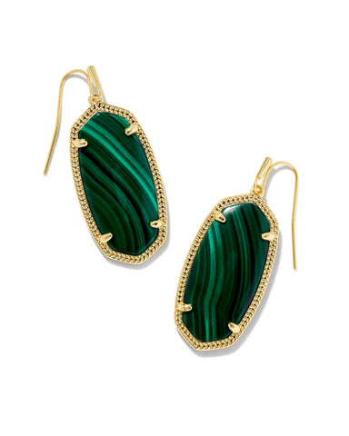 Elle Green Malachite earrings