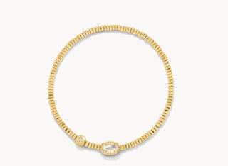 Kendra Scott Jewelry - Bracelets Emilie Gold Stretch Bracelet Dichroic Glass