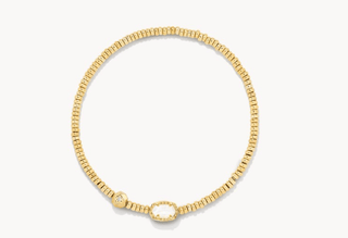 Kendra Scott Jewelry - Bracelets Emilie Gold Stretch Bracelet Ivory MOP