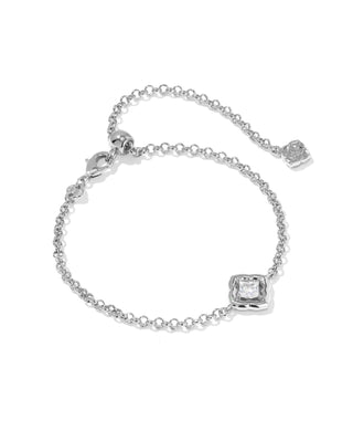 Kendra Scott Jewelry - Bracelets Mallory Crystal Silver Delicate Bracelet