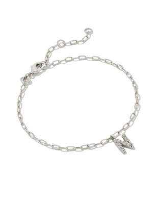 Kendra Scott Jewelry - Bracelets N Sale Crystal Letter Bracelet Delicate Bracelet Silver