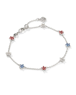 Kendra Scott Jewelry - Bracelets Sierra Star Silver Crystal Delicate Chain Bracelet