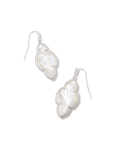 Kendra Scott Jewelry - Earrings Abbie Drop Earrings Ivory MOP Silver