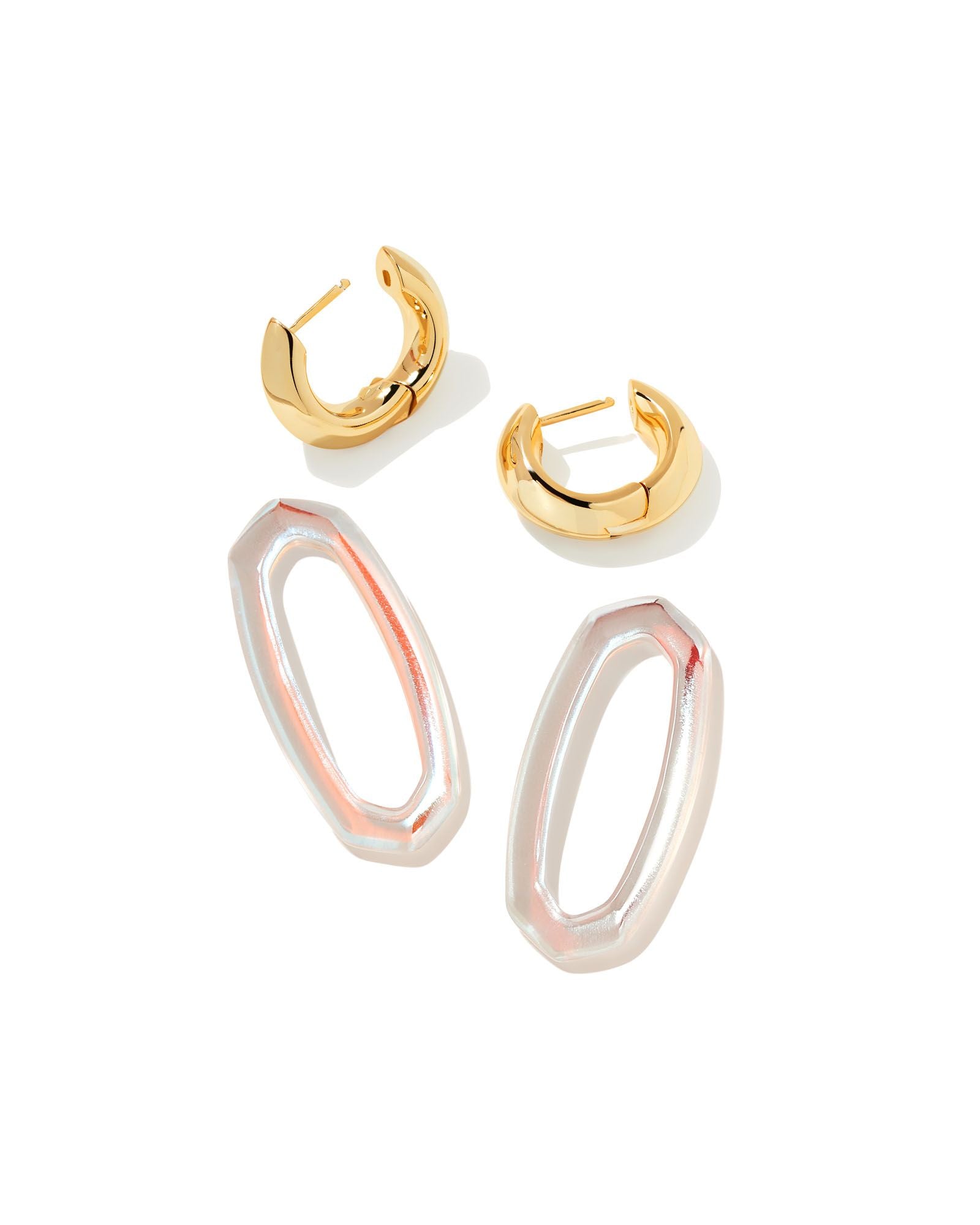 Kendra Scott Jewelry - Earrings Danielle Link Earring Rose Quartz