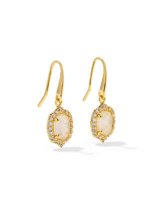 Kendra Scott Jewelry - Earrings Daphne Crystal Frame Gold Drop Earrings Ivory MOP