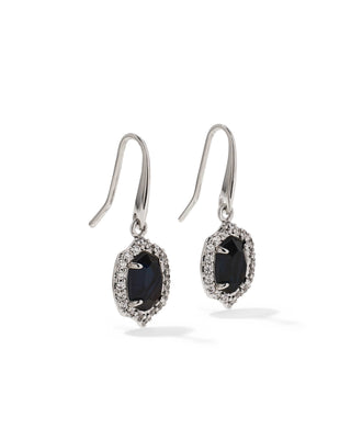 Kendra Scott Jewelry - Earrings Daphne Crystal Frame Silver Drop Earrings Dark Indigo Illusion