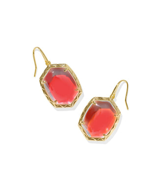 Kendra Scott Jewelry - Earrings Daphne Gold Drop Earrings Dichroic Glass