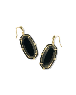 Kendra Scott Jewelry - Earrings Elle Gold Enamel Drop Earrings  Black