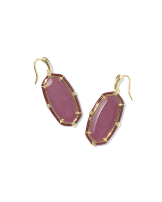 Kendra Scott Jewelry - Earrings Elle Gold Enamel Drop Earrings  Maroon Magnesite