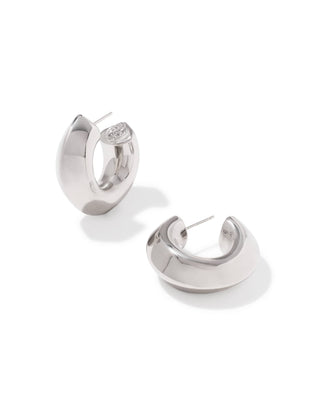 Kendra Scott Jewelry - Earrings Embry Silver Hoop Earrings