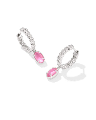 Kendra Scott Jewelry - Earrings Emilie Silver Huggie Earrings Azalea Illusion