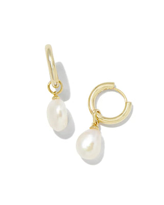 Kendra Scott Jewelry - Earrings Gold Willa Pearl Huggie Earrings Gold or Silver