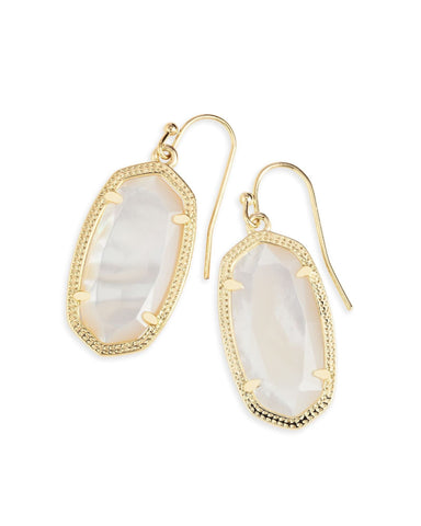 Kendra Scott Jewelry - Earrings Ivory MOP Gold Dani Earrings - Ivory MOP Silver or Gold