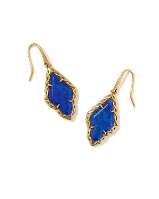 Kendra Scott Jewelry - Earrings Sale Adeline Vintage Gold Drop Earrings Blue Lapis