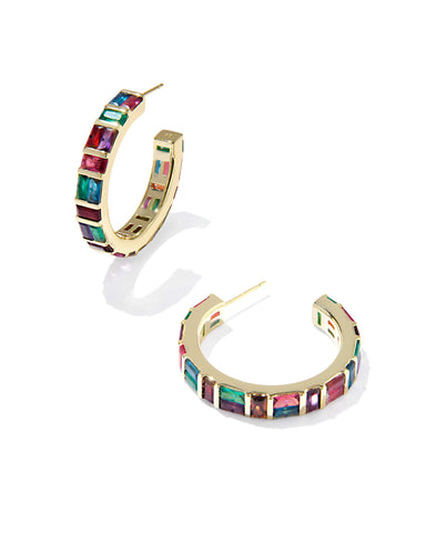 Kendra Scott Jewelry - Earrings Sale Jamie Gold Hoop Earrings Multi Mix