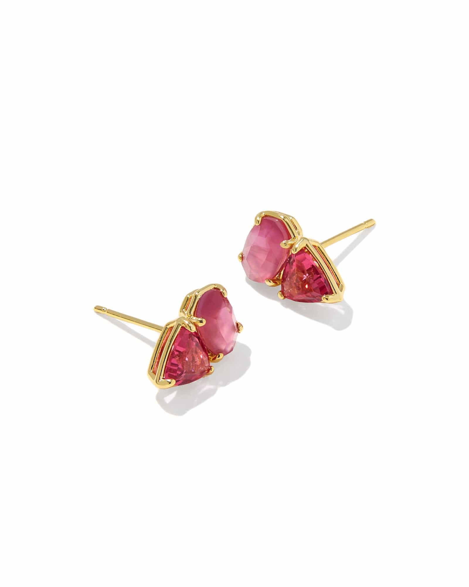 Kendra Scott Jewelry - Earrings Tatum Gold Stud Earrings Pink Mix