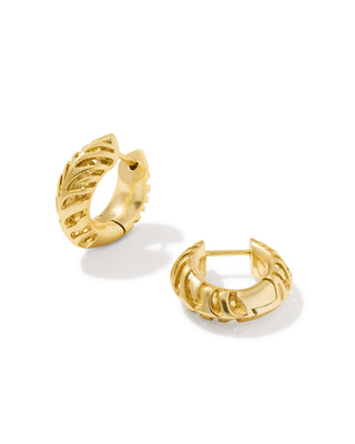 Kendra Scott Jewelry - Earrings Tiger Striped Mikki Gold Huggie