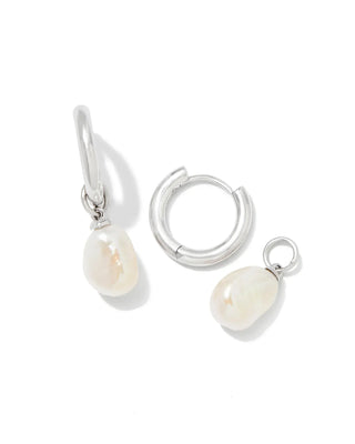 Kendra Scott Jewelry - Earrings Willa Pearl Huggie Earrings Gold or Silver