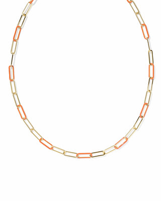 Kendra Scott Jewelry - Necklaces Ainsley Gold Convertible Chain Necklace Dark Orange