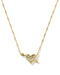 Kendra Scott Jewelry - Necklaces Ari Heart Arrow Gold Short Pendant Necklace Pink Opalescent Resin