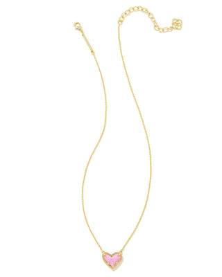 Kendra Scott Jewelry - Necklaces Ari Heart Pendant Necklace Bubblegum Pink