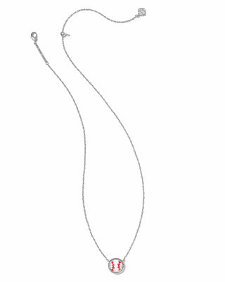 Kendra Scott Jewelry - Necklaces Baseball Silver Short Pendant Necklace