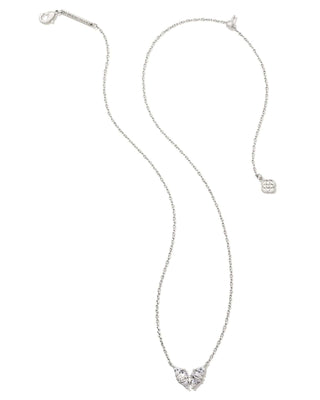 Kendra Scott Jewelry - Necklaces Blair Silver Butterfly Pendant Necklace White Crystal