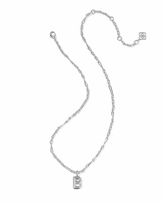 Kendra Scott Jewelry - Necklaces Bubble Letter B Silver Short Pendant