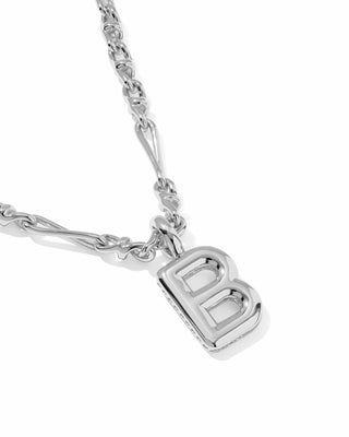 Kendra Scott Jewelry - Necklaces Bubble Letter B Silver Short Pendant