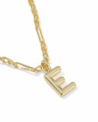 Kendra Scott Jewelry - Necklaces Bubble Letter E Gold Short Pendant