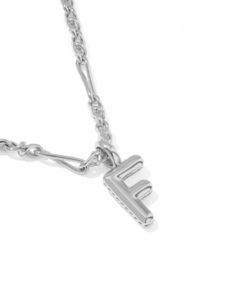 Kendra Scott Jewelry - Necklaces Bubble Letter F Silver Short Pendant