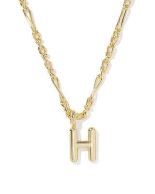 Kendra Scott Jewelry - Necklaces Bubble Letter H Gold Short Pendant