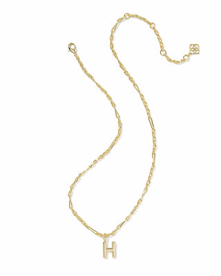 Kendra Scott Jewelry - Necklaces Bubble Letter H Gold Short Pendant