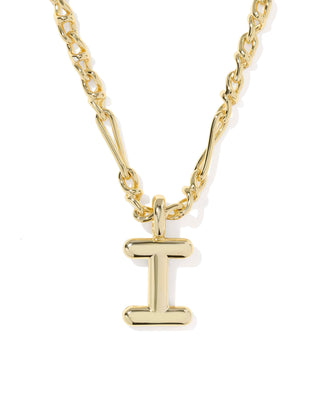 Kendra Scott Jewelry - Necklaces Bubble Letter I Gold Short Pendant