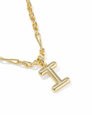 Kendra Scott Jewelry - Necklaces Bubble Letter I Gold Short Pendant