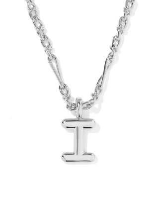 Kendra Scott Jewelry - Necklaces Bubble Letter I Silver Short Pendant