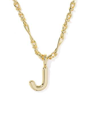 Kendra Scott Jewelry - Necklaces Bubble Letter J Gold Short Pendant