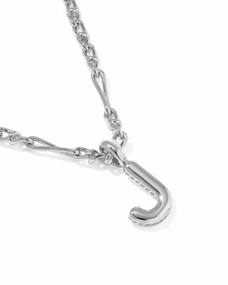 Kendra Scott Jewelry - Necklaces Bubble Letter J Silver Short Pendant