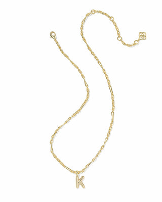 Kendra Scott Jewelry - Necklaces Bubble Letter K Gold Short Pendant