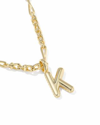 Kendra Scott Jewelry - Necklaces Bubble Letter K Gold Short Pendant