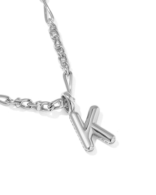 Kendra Scott Jewelry - Necklaces Bubble Letter K Silver Short Pendant
